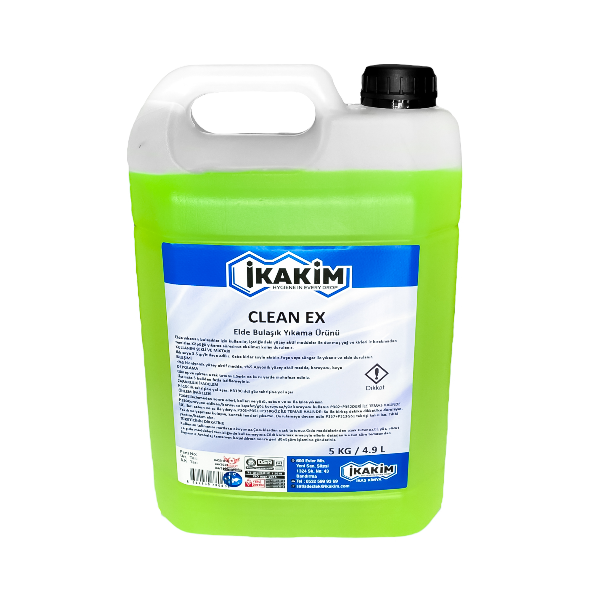 Clean Ex Elde Bulaşık Deterjanı 5 kg