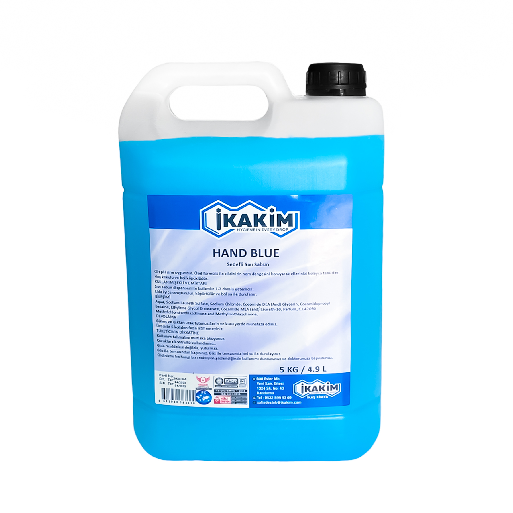 Hand Blue Sedefli Sıvı El Sabunu 5 kg