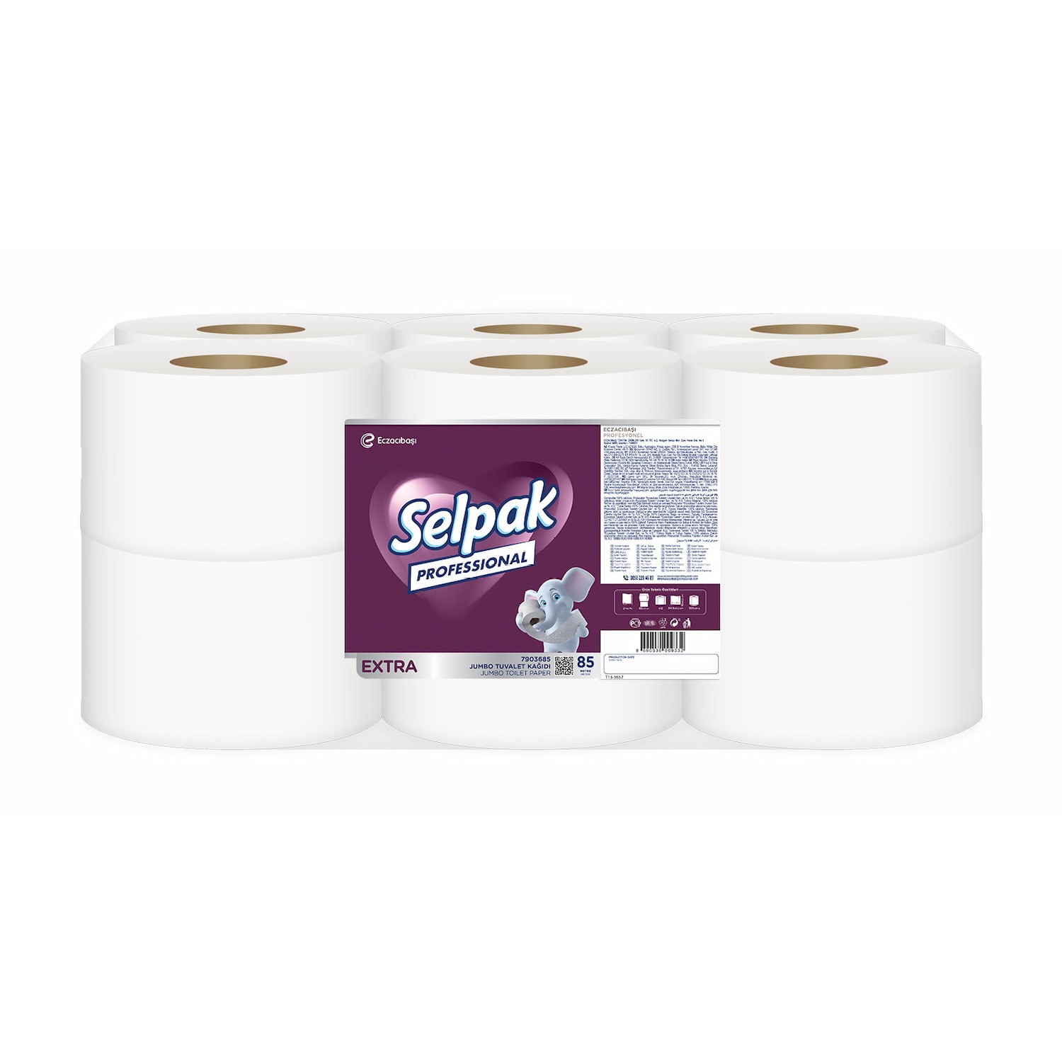 Selpak Professional Extra Jumbo Tuvalet Kağıdı 85 mt 12 li