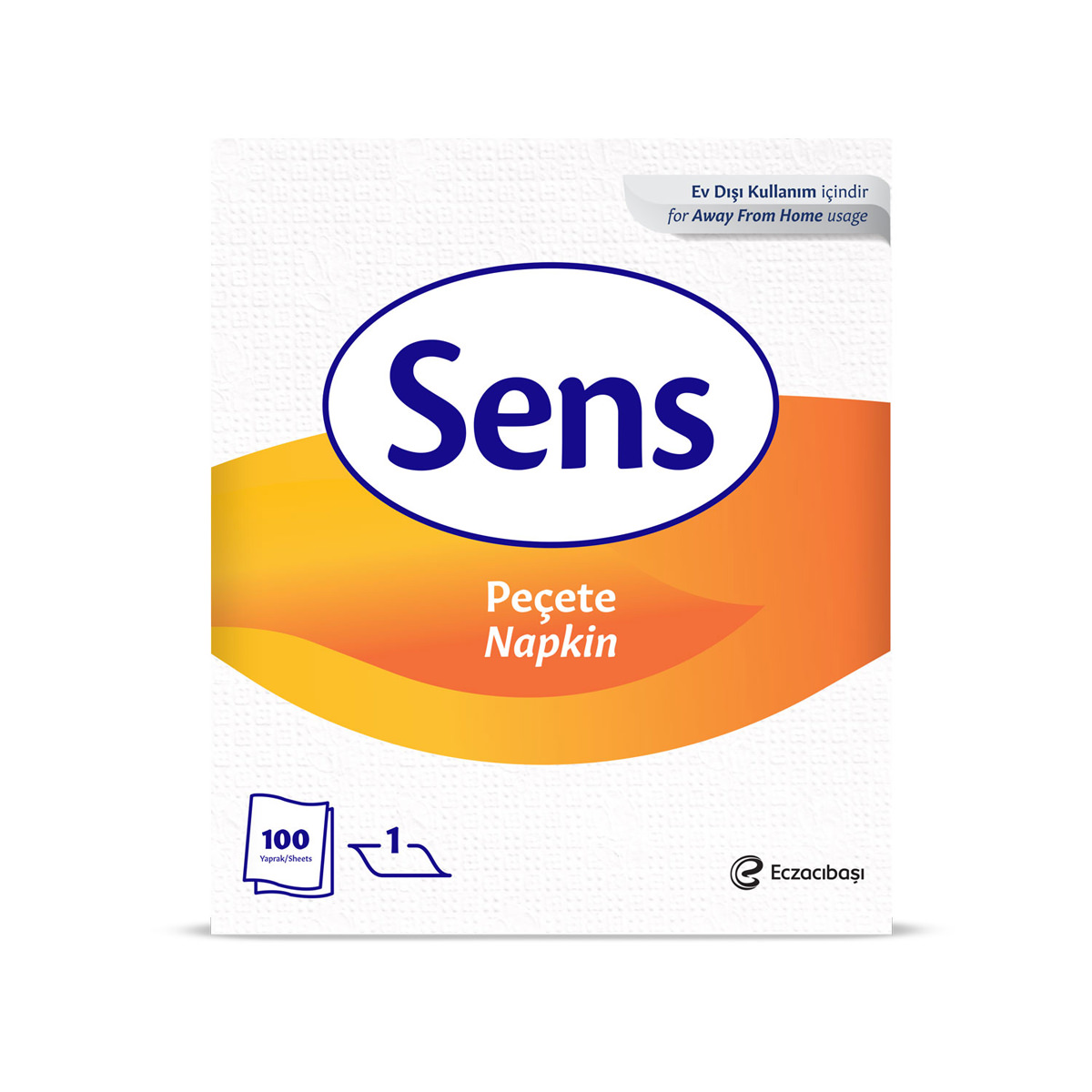 Sens Eczacıbaşı Peçete 22×26,5 cm 100’lü – 32 Paket