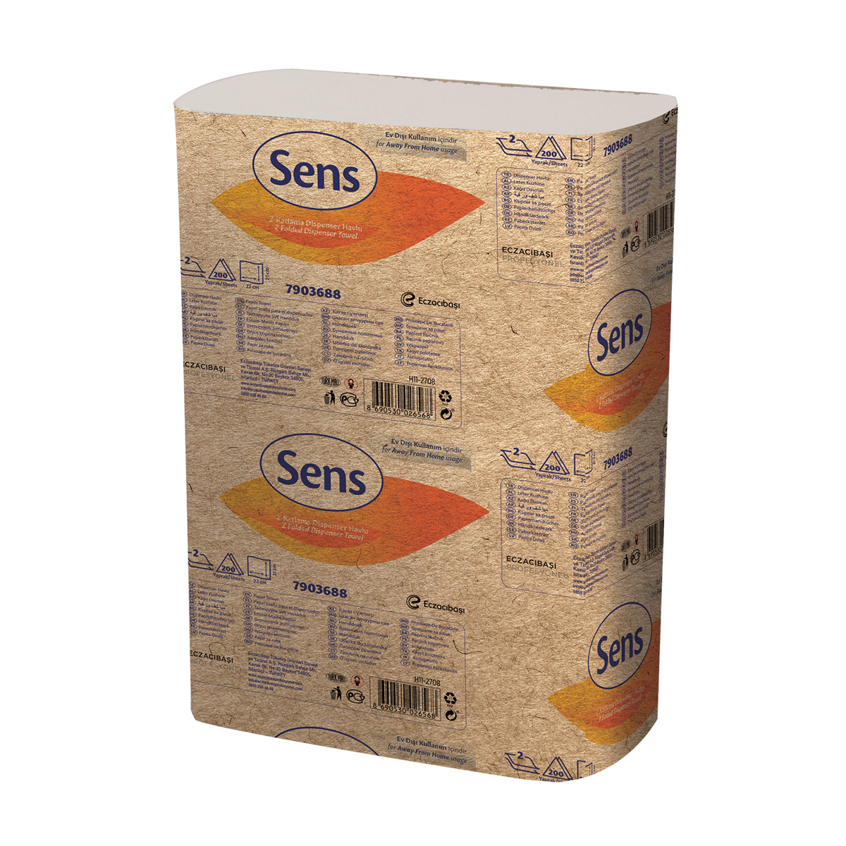 Sens Eczacıbaşı Z Katlama Havlu 200 x 12 li